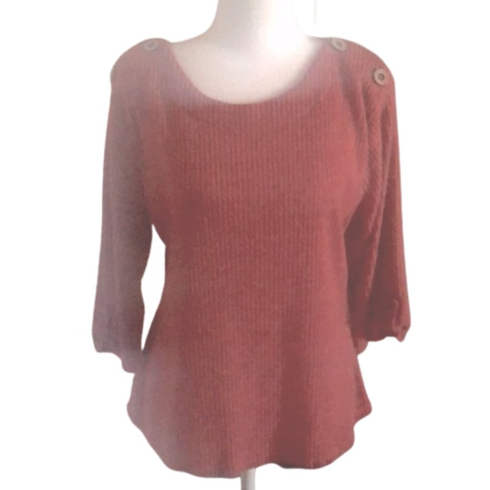 CURE 3/4 Sleeve  Top Size M Sweater.